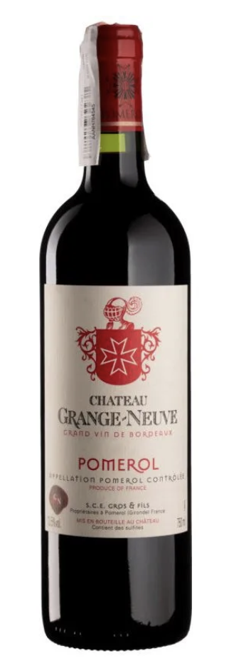 Вино Chateau Grange-Neuve 2019 0,75л 13,5%